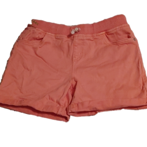 George Summer Pinkish Orangeish stretchy shorts size girl 14